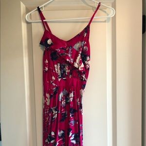 Pink floral summer dress!